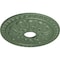 Ekena Millwork Warsaw Ceiling Medallion (Fits Canopies up to 3 1/2"), 18"OD x 3 1/2"ID x 1 3/8"P, Athenian Green CM18WAAGF - alternate 3